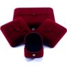 Buy cheap Customized Size Red Velvet Jewelry Box for Luxury Bracelets Earrings and Necklaces from wholesalers