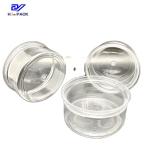 Round Vintage Tobacco Transparent Plastic Can Weed Packaging With Antique Labels