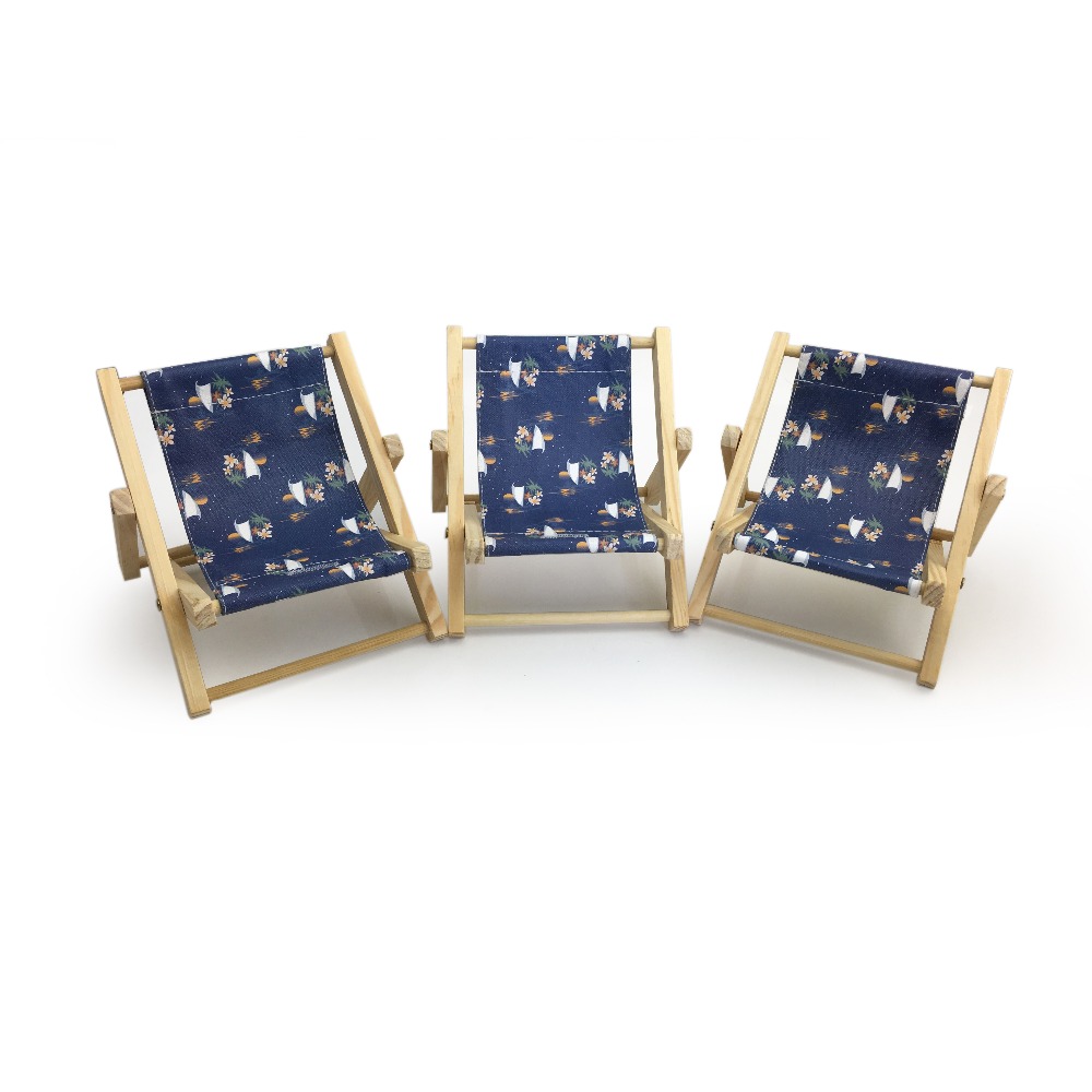 beach chair mobile phone holder of pine wood eco-friendly products