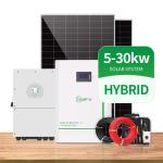5KW 10KW 15KW On Off Grid Hybrid Solar Energy PV Panel Wall Mounted With