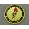Buy cheap Rope Edge Personalized Coins Zinc Alloy Die Casting Enamel Gold from wholesalers