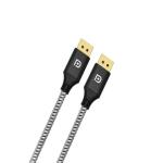 8K DisplayPort Cable 1.4 Male to Male Nylon Braided Cable with 8K 60Hz 4K 240Hz