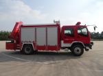 ISUZU 177kw 4X2 Fire Safety Truck Vehicle High Capacity With 5 Ton Crane
