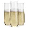 Buy cheap 9 Oz Plastic Champagne Glasses Clear Plastic Unbreakable from wholesalers