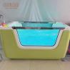 Buy cheap Kids Size Freestanding Baby Shower Tub Side Glass Soaking Hydro Massage Bathtub from wholesalers