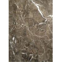 Buy cheap Light / Dark Brown Gloss Marble Floor Tiles Indoor Decoration For Wall / Stair product