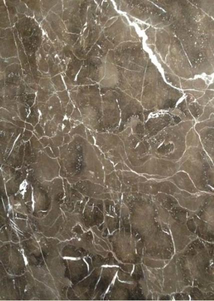 Buy cheap Light / Dark Brown Gloss Marble Floor Tiles Indoor Decoration For Wall / Stair from wholesalers