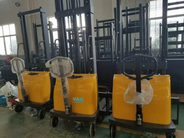 Buy cheap Semi Electric Pallet Stacker Walkie Operating Type With 1600 * 790 * 1400mm from wholesalers