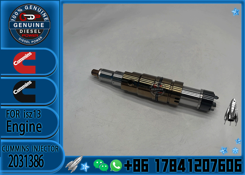Common rail injector fuel injecto 2031386 2086663 2894920PX 2058444 for ISZ13 Excavator DC09 DC16 DC13