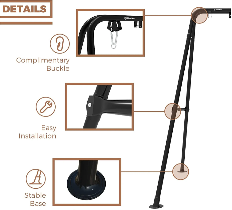 002 Hammock Stand Ideal For Living Room Or Outdoor Unwind