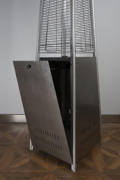 Buy cheap Decorative Stand Up Outdoor Heater Hinged Door Design All Weather Protective from wholesalers
