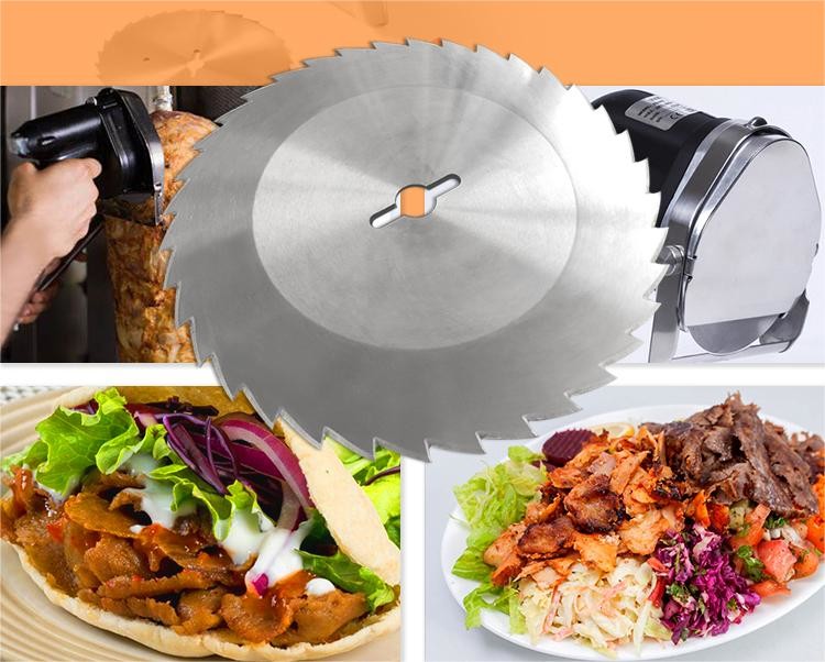 420 Stainless Steel Cutter Machine Circular Knife Blade For Meat 120Mm Out Diameter
