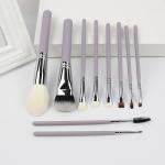 Taro Purple cosmetic Makeup Brush Set 10 piece brush set for daily makeup