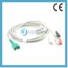Buy cheap MEK One piece 3lead ECG Cable with leadwires from wholesalers