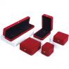 Buy cheap Custom Luxury Red Velvet Jewelry Packaging Box for Necklace Bracelet Earrings Ring from wholesalers