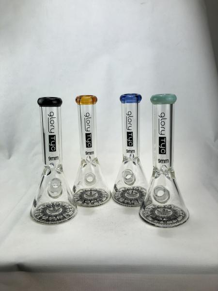 Buy cheap 12 Inch Glass Bong 9mm Thickness Glass Wall Super Heavy Water Pipes from wholesalers