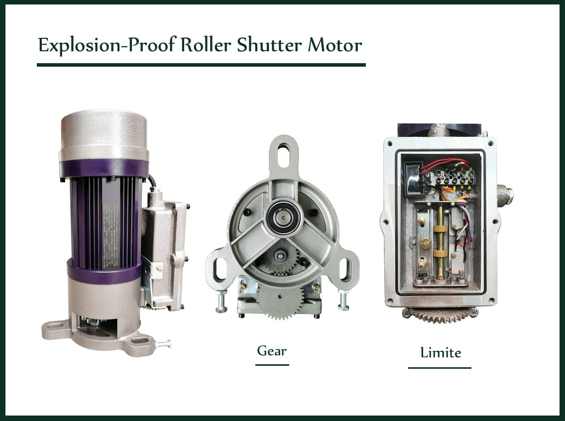 800kg Explosion Proof Roller Shutter Motors / Explosion Proof Garage Door Openers