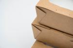 Eco Friendly Paper Take Out Boxes Brown Kraft Macaron Cookie Snack Food Box With