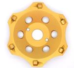 Buy cheap 5" PCD Diamond Cup Wheels Super Good Wearness For Heavy Epoxy Removing from wholesalers