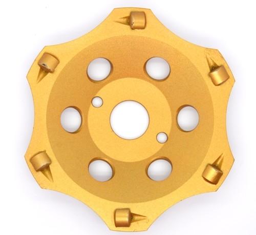 Buy cheap 5" PCD Diamond Cup Wheels Super Good Wearness For Heavy Epoxy Removing from wholesalers