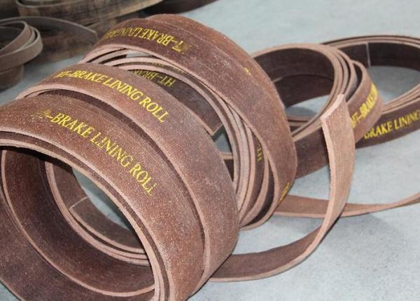 Buy cheap Water Resistance Brake Roll Lining Winch Brake Lining Brown Brake Shoe Lining Kit from wholesalers