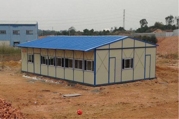 Buy cheap eps sandwich panel K type prefabricated house for construction site from wholesalers