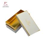 High End Cardboard Cosmetic Packaging , Skincare Packaging Boxes With Gold Foil