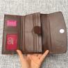 Buy cheap Thailand Authentic Stingray Skin Female Large Trifold Wallet Genuine Leather Lady Phone Clutch Purse Women's Card Purse from wholesalers