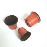 pp blister flower pot plastic flower pot two colours & flower pots