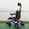 Buy cheap Aluminum Electric Collapsible Wheelchair 120kg Load Lightweight from wholesalers