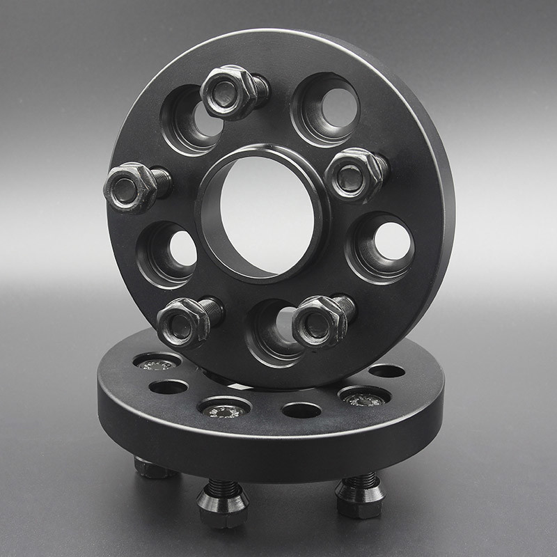 Fully Black Hubcentric Forged Aluminum Wheel Spacers For SUBARU Bolt Pattern 5x100 20mm