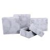 Buy cheap Unique Modern Gift Luxury Jewelry Packaging Cardboard Material Marble Patterned from wholesalers