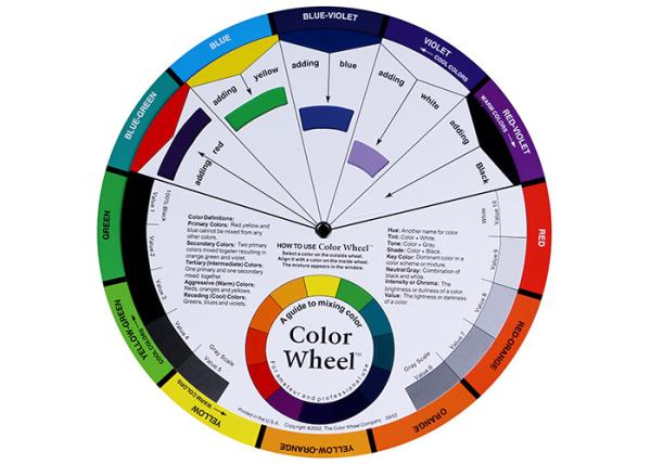 Buy cheap Permanent Makeup Pigment Mixing Color Wheel , Pigment Color Wheel Card 200g from wholesalers