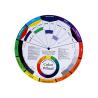Buy cheap Permanent Makeup Pigment Mixing Color Wheel , Pigment Color Wheel Card 200g from wholesalers
