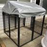Buy cheap Galvanized or pvc coated Single/Double door folding metal dog cage from wholesalers