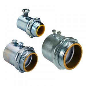 China Die Casting Steel Conduit Box EMT Connector 1/2 3/4 High Performance on sale