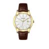 Buy cheap Brown Slim Quartz Stainless Steel Watches Luxury Colorful Leather Strap from wholesalers