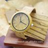 Buy cheap most nature bamboo wood watches with real cork band ,straps are eco-friendly material , cork leather wood watch from wholesalers