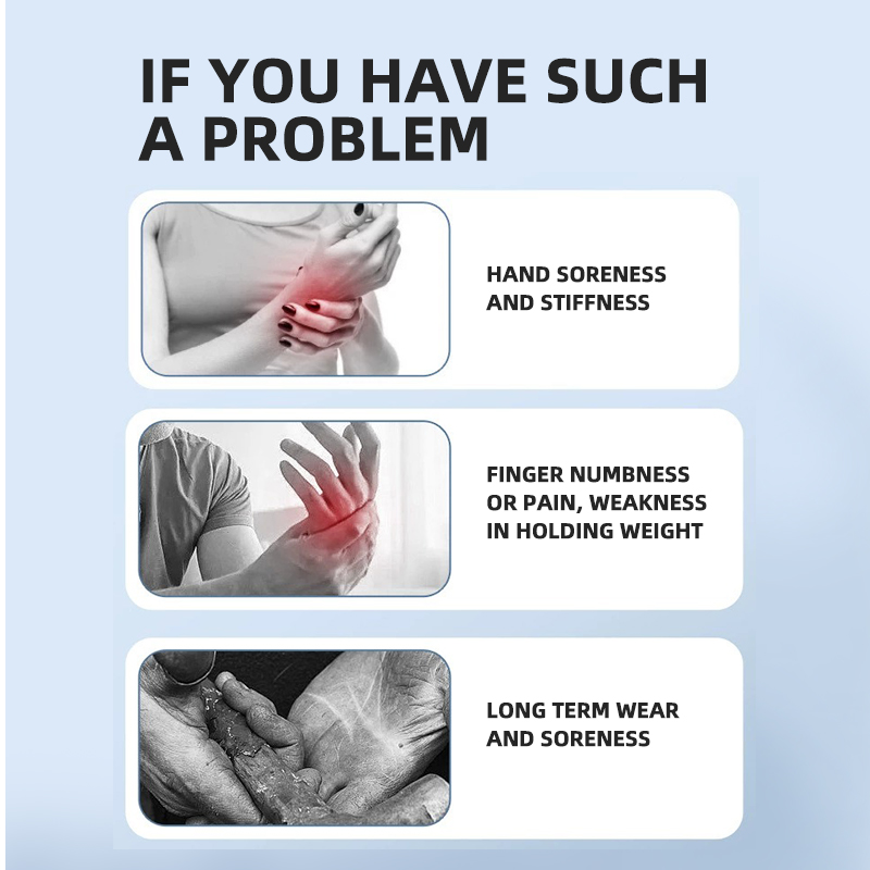 Hand joint pain numbness dredging palm meridian points kneading vibration care instrument artifact finger massager