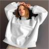 Buy cheap Embossed Crewneck Women Blank Oversized Sweatshirts Full Sleeve from wholesalers