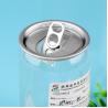 Buy cheap Transparent Plastic Soda Drink Can 350ml With Aluminum Lid from wholesalers