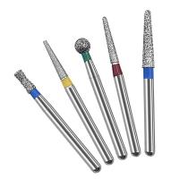 Buy cheap Round Diamond Dental Carbide Burs Multipurpose Length 16-19mm product