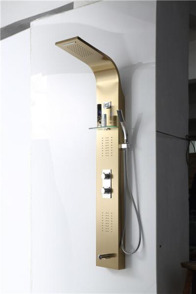 Buy cheap 5 Modes Controlled Shower Tower Panel , Bathroom Valore Shower Panel Anti Finger Print from wholesalers