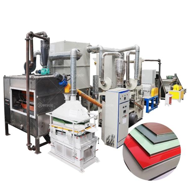 Buy cheap Aluminum Plastic Separation Machine for Recycling 99% Purity Aluminum Composite Panel from wholesalers