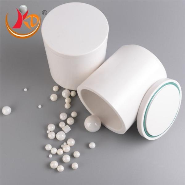 YSZ Cylindrical Zirconium Oxide Ball Mill Jar Grinding Ceramic Ball Mill Jar For