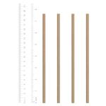 197mm Kraft Biodegradable Paper Straws