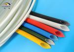 6.0mm Silicone Fiberglass Sleeving , Wiring Harness Proetction fibreglass sleeve