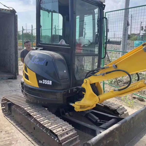 high quality used excavator kobelco 35sr/working condition second hand cheap