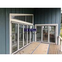 Buy cheap Anodized Glass Aluminum Folding Doors Electrophoresis EPDM For Building product