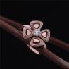 Buy cheap Roman Love Flower Ring Fiorever 18 kt Rose Gold Ring set with a central diamond and pavé diamonds from wholesalers